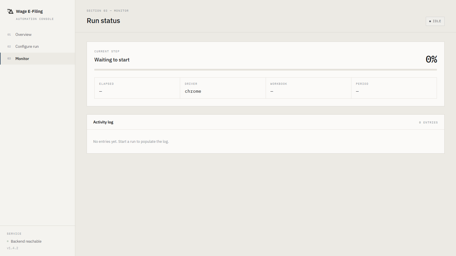 Browser connection test - verifying Chrome is reachable